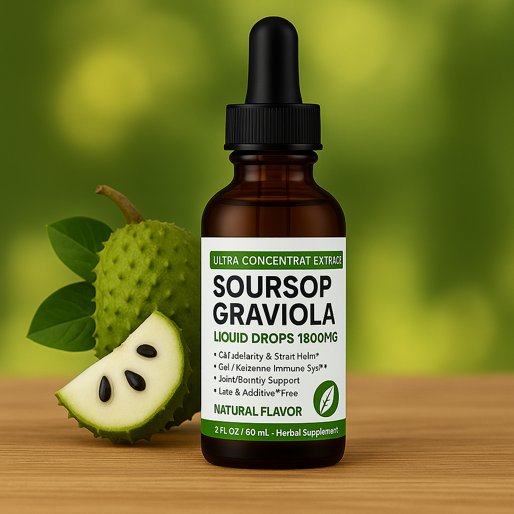 Extrait liquide pur de Corossol/Graviola - Annona Muricata