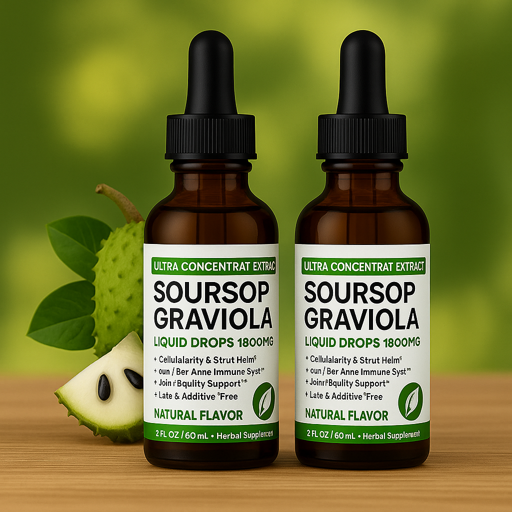 Extrait liquide pur de Corossol/Graviola - Annona Muricata