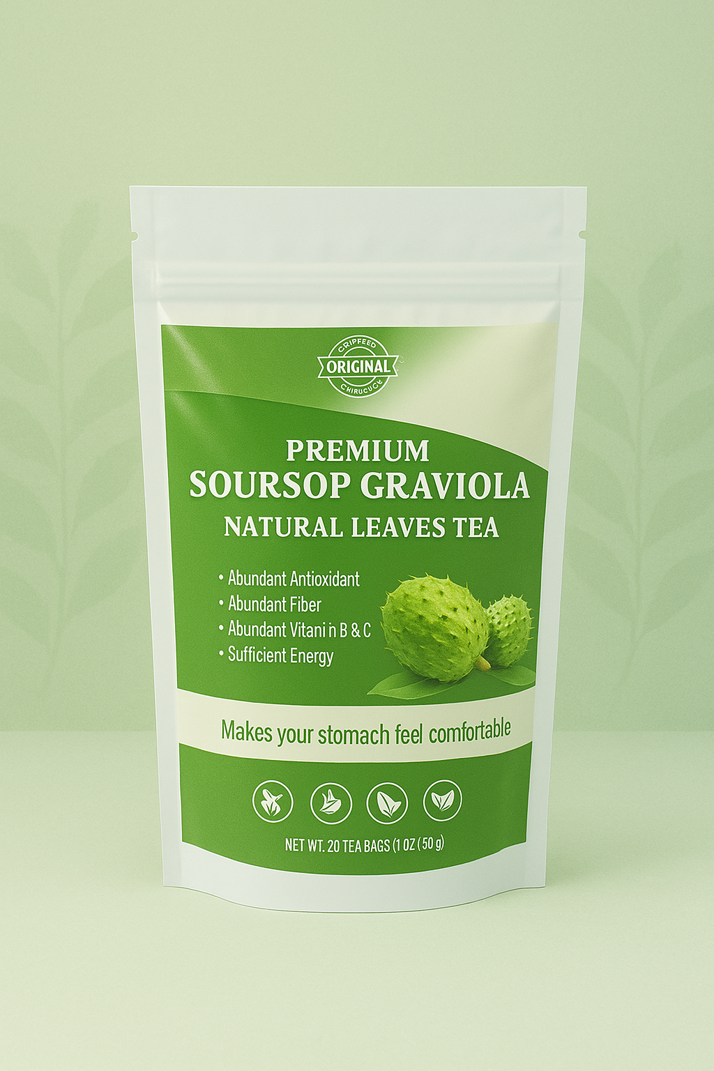 Sachets de thé de Corossol/Graviola - Annona Muricata